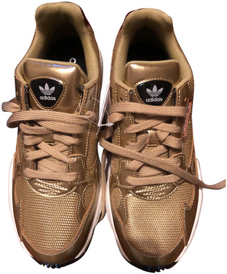 adidas Falcon Gold Rubber Trainers - ShopStyle