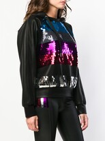Thumbnail for your product : NO KA 'OI Sequinned Stripes Hoodie
