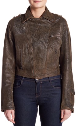Jakett Distressed Genuine Leather Josey Jacket