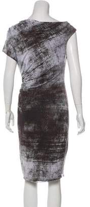 Helmut Lang Printed Sleeveless Dress