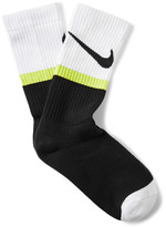 Thumbnail for your product : Nike Swoosh-Print Cotton-Blend Socks