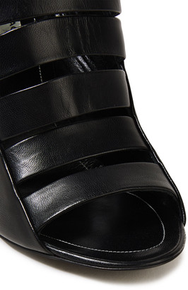 Balenciaga Cutout Leather Sandals