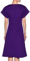 Thumbnail for your product : Marni Technical Wool Structured A-Line Dress, Purple