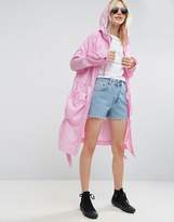 Thumbnail for your product : ASOS Rain Parka with Side Eyelet Detail