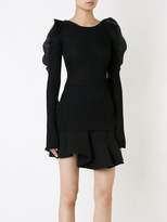 Thumbnail for your product : David Koma round neck jumper