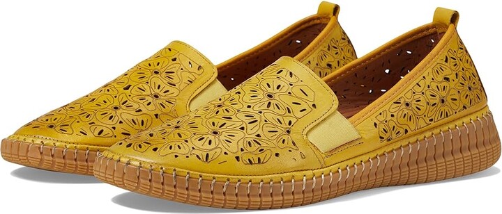 Spring Step Jookin Women's Work Lace-up Boots Yellow : EU 39 (US