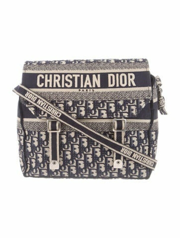Christian Dior Oblique Diorcamp Messenger Bag Blue ShopStyle