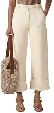 whistles wide leg jeans