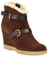 Thumbnail for your product : Aquatalia by Marvin K AQUATALIA Cooler Faux- Fur Lined Wedge Ankle Boots