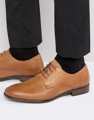 Red Tape Lace Up Smart Shoes In Tan Leather
