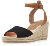 Thumbnail for your product : Soludos Canvas Espadrille Wedge Sandal, Black
