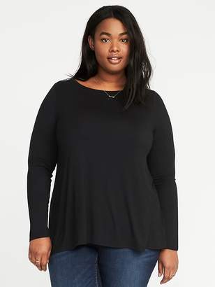 Old Navy Plus-Size Boat-Neck Swing Tee