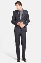 Thumbnail for your product : John Varvatos Trim Fit Navy Wool Suit