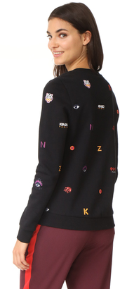 Kenzo Allover Multi Icons Classic Sweatshirt