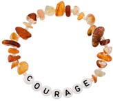 Thumbnail for your product : TBalance Crystals Courage beaded bracelet