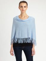 Thumbnail for your product : Minnie Rose Cotton Fringe Ruana