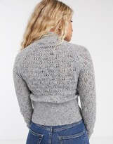 Thumbnail for your product : Monki high neck jumper