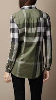 Thumbnail for your product : Burberry Check Cotton Tunic