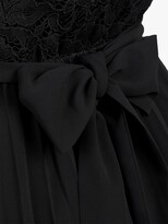 Thumbnail for your product : Jolie Moi Lace Bodice Pleated Dress, Black