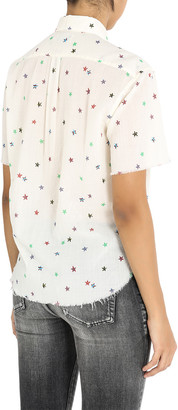 Saint Laurent Stars printed short-sleeved shirt