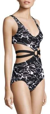 Proenza Schouler One-Piece Printed Maillot