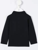 Thumbnail for your product : Burberry Kids Check Trim Long-sleeved Cotton Polo Shirt