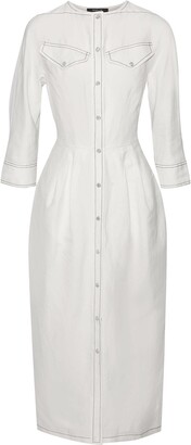 Midi Dress White