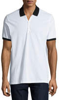 Thumbnail for your product : Rag & Bone Farris Contrast-Trim Polo Shirt, White