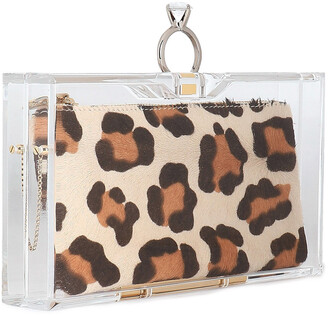 Charlotte Olympia Marry Me Pandora Crystal-embellished Perspex Box Clutch