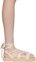 Thumbnail for your product : Max Mara Beige Elide 2 Sandals