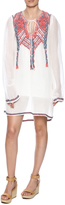 Thumbnail for your product : Biya Embroidered Linen Tunic