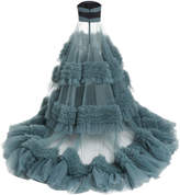 Thumbnail for your product : Christian Siriano Strapless Embroidered Tulle Gown
