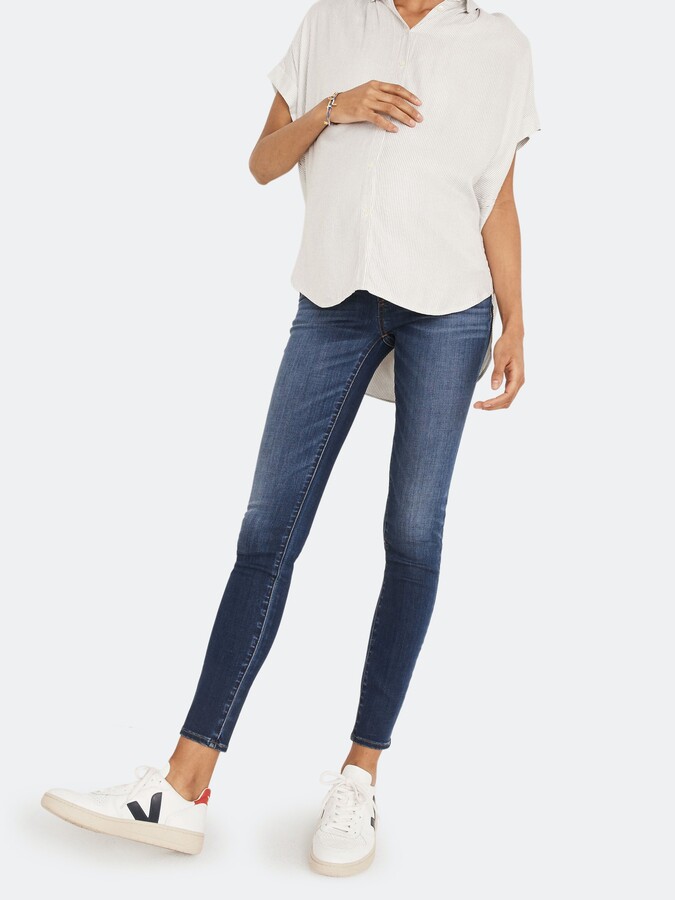 Madewell Maternity Over-the-Belly Ankle Length Skinny Jeans - ShopStyle