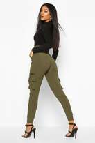 Thumbnail for your product : boohoo Cargo Pants With Pocket And Zip Feature
