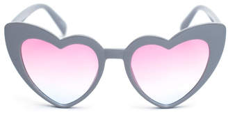 Ocean And Land Heart Sunglasses