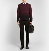 Thumbnail for your product : Burberry Dip-Dyed Chunky-Knit Merino Wool Sweater