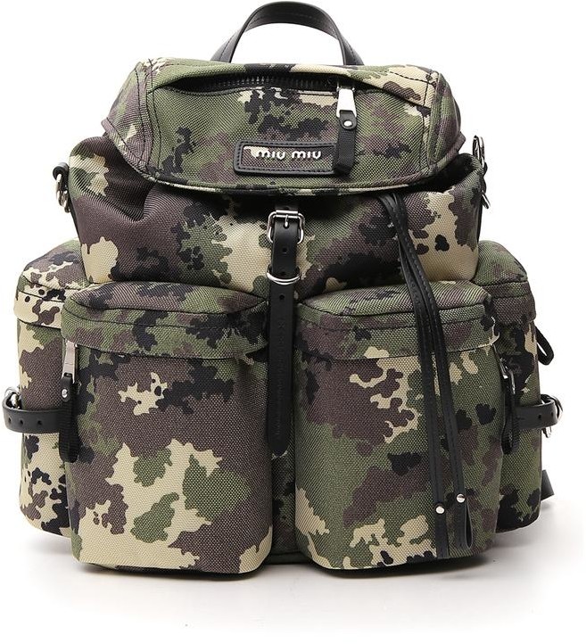 camouflage drawstring backpack