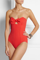 Thumbnail for your product : Lisa Marie Fernandez Poppy bandeau swimsuit