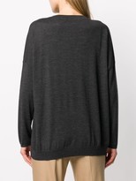 Thumbnail for your product : Brunello Cucinelli Bead-Embellished Crew Neck Jumper