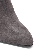 Thumbnail for your product : Stuart Weitzman Bel Buckled Suede Ankle Boots