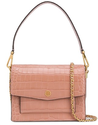 robinson embossed shoulder bag