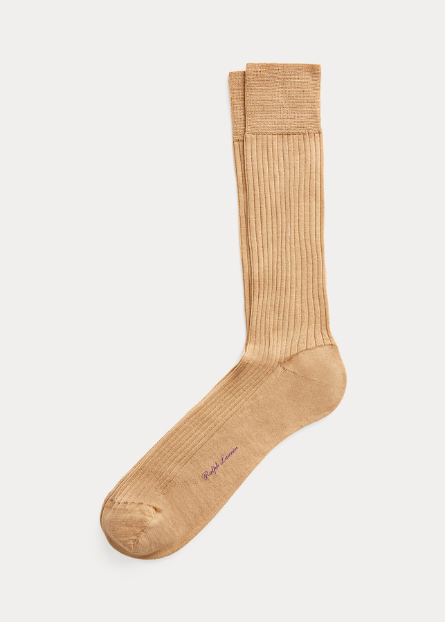 Ralph Lauren Merino Wool-Blend Slack Socks - ShopStyle