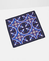 Thumbnail for your product : TILEPOK Geo print silk pocket square