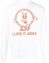 Thumbnail for your product : Aries Logo-Print Long Sleeve T-Shirt