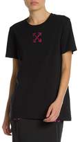 Thumbnail for your product : Off-White Painted Arrow Cotton Tee