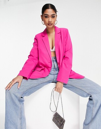 Vero Moda tailored suit blazer in pink - part of a set - ShopStyle