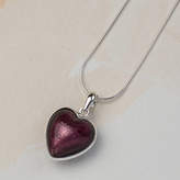 Thumbnail for your product : Glass Heart Claudette Worters Handmade Silver Murano Pendant