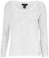 Thumbnail for your product : Ellos Openwork Knit Sweater