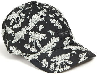 Rag & Bone Addison floral-print shell baseball cap
