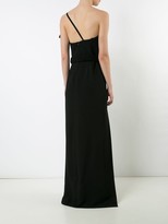 Thumbnail for your product : Brandon Maxwell One-Shoulder Slit Gown